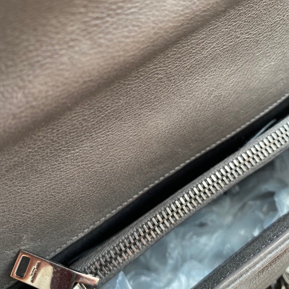 🌷sold on IG🌷Saint Laurent Gray Medium College - Picture 10 of 16